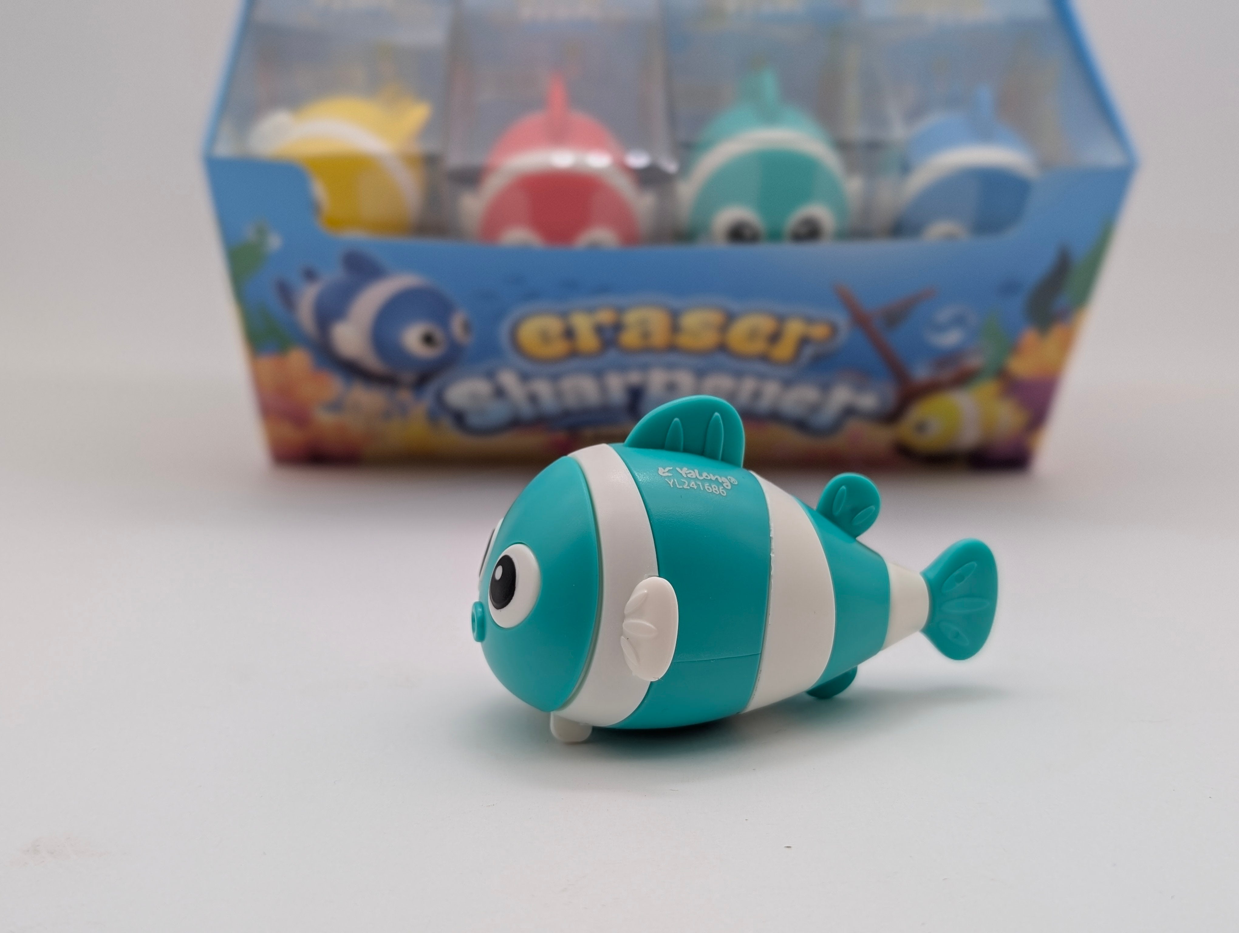 YALONG FISH SHAPE 2in1 SHARPENER & EASER