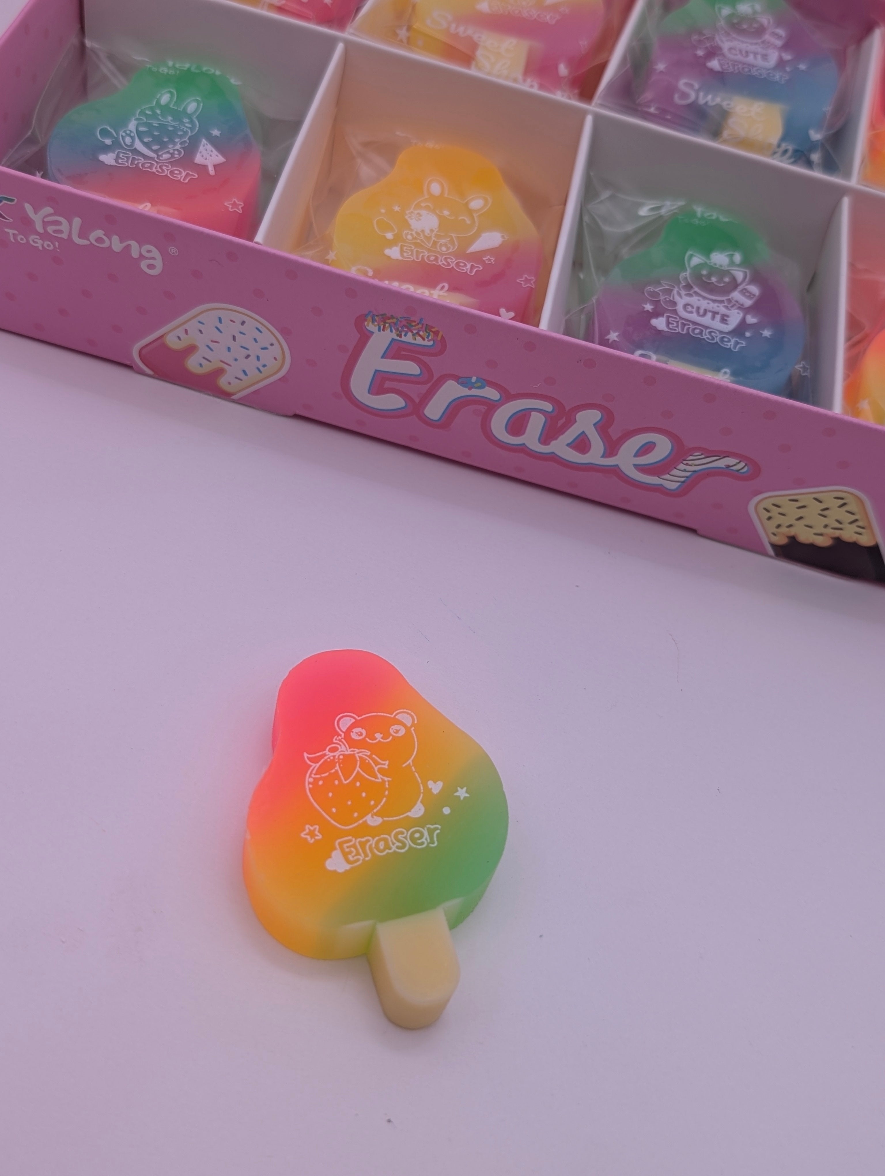 YALONG MULTICOLOUR ICE-CREAM SHAPPE ERASER
