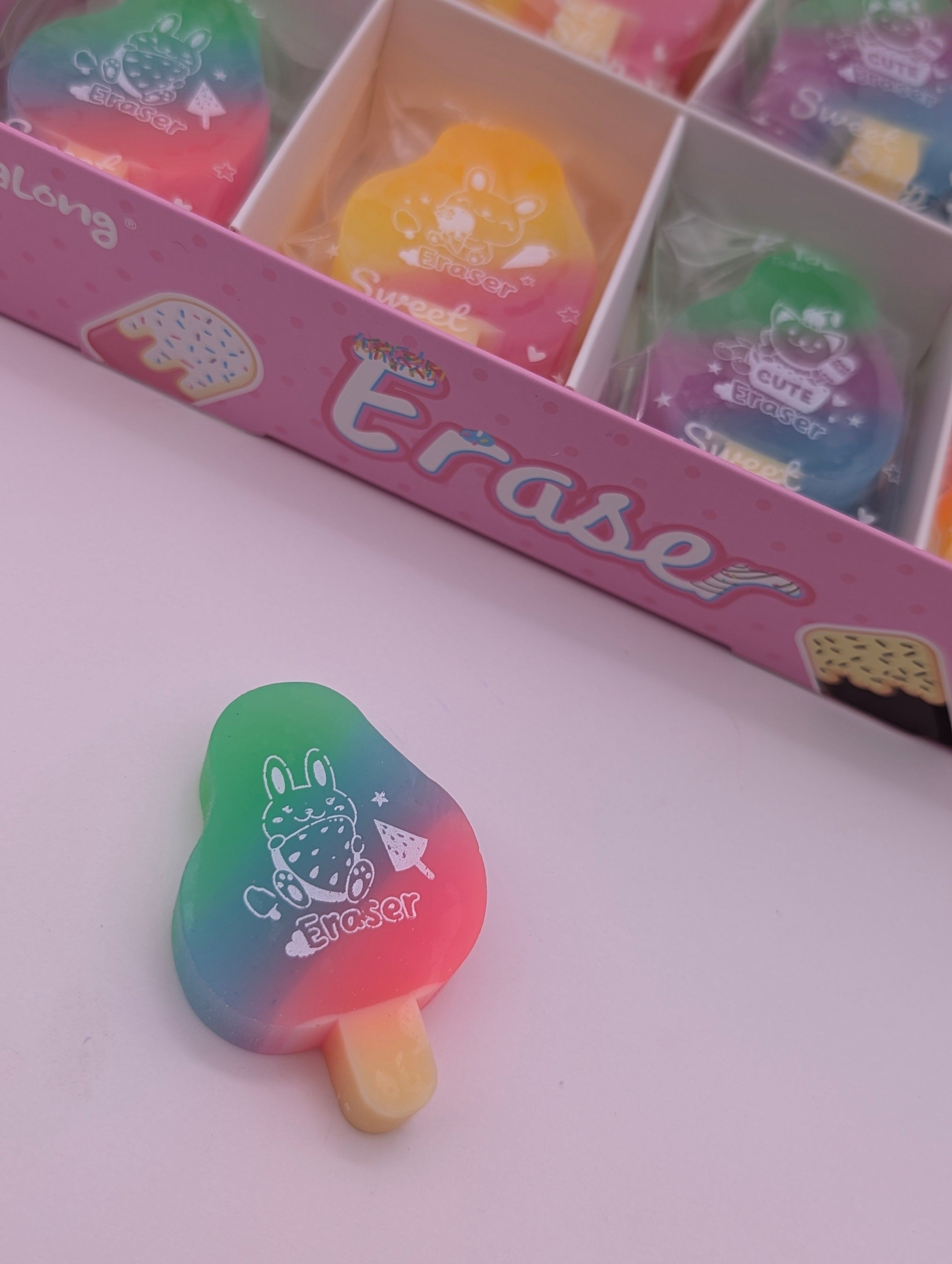 YALONG MULTICOLOUR ICE-CREAM SHAPPE ERASER