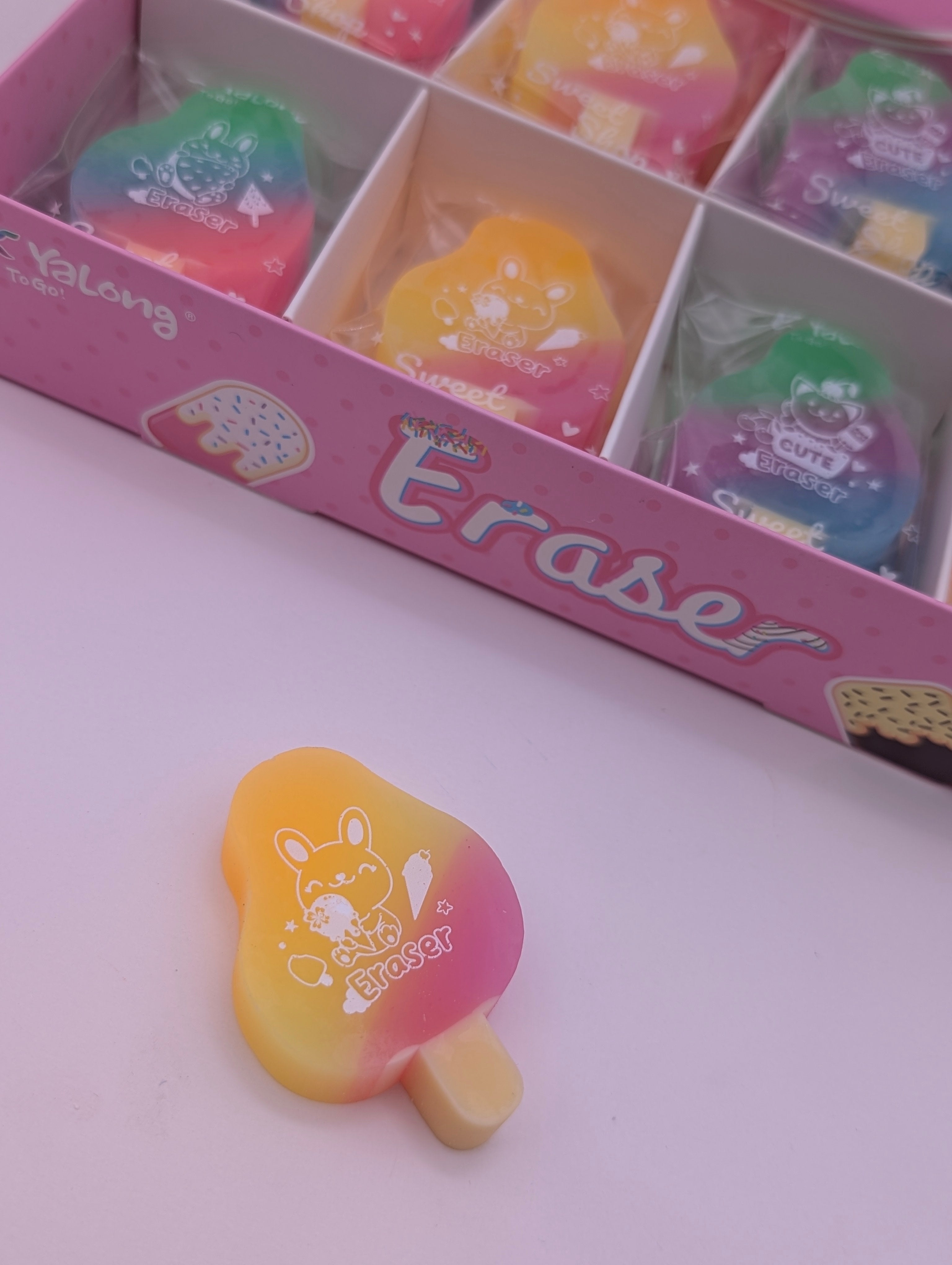 YALONG MULTICOLOUR ICE-CREAM SHAPPE ERASER