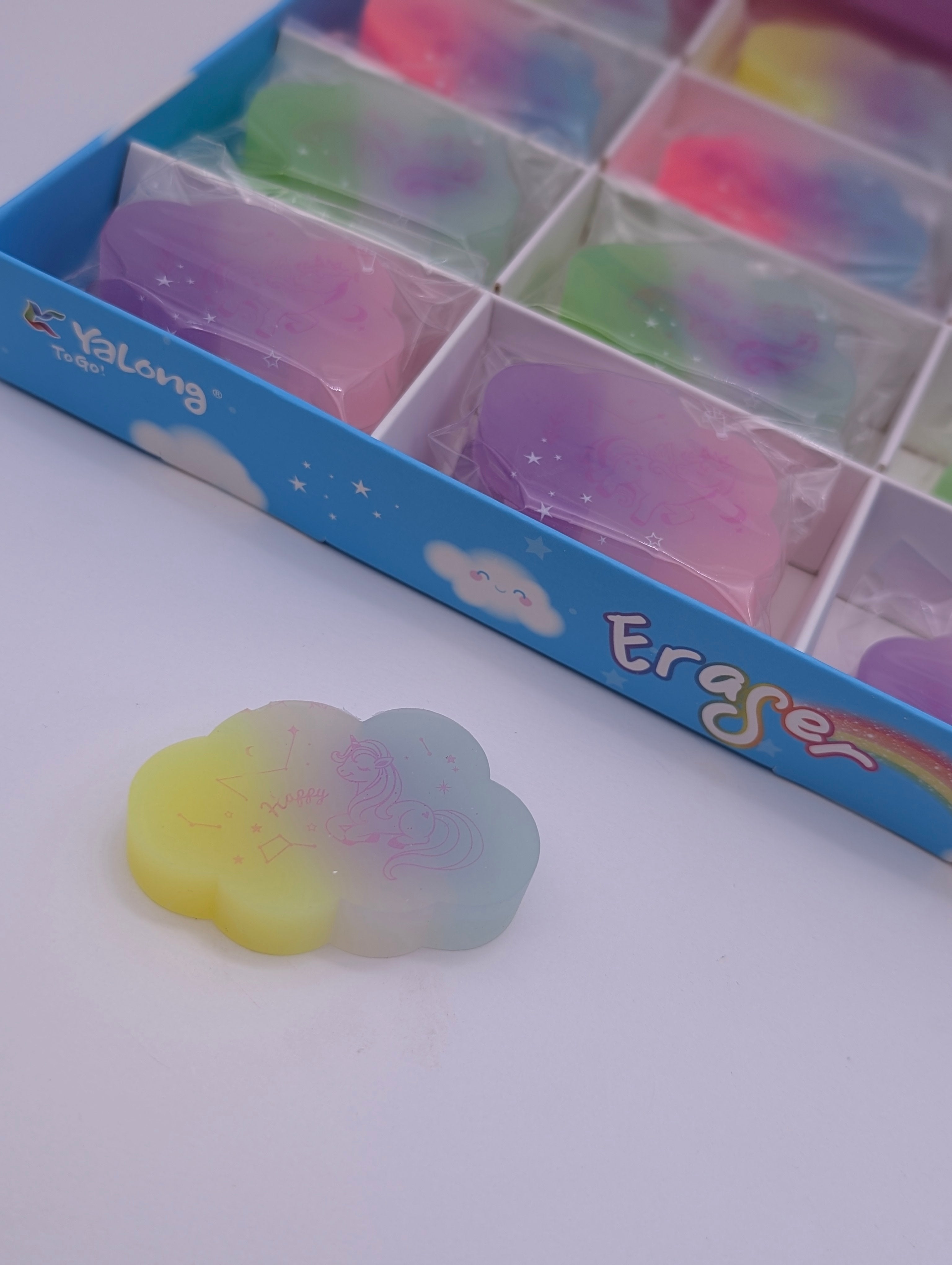 YALONG MULTICOLOUR CLOUD SHAPE ERASER
