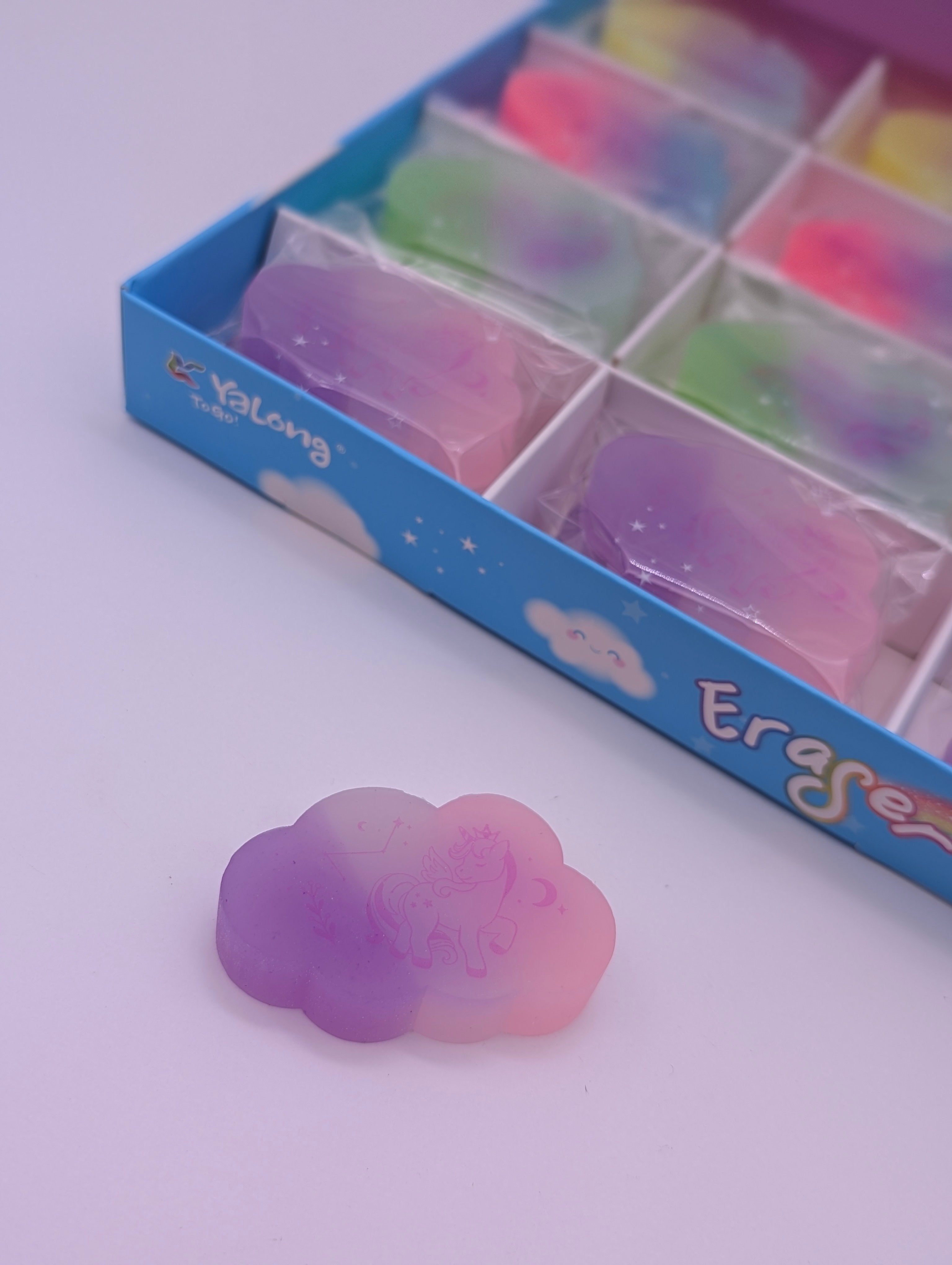 YALONG MULTICOLOUR CLOUD SHAPE ERASER