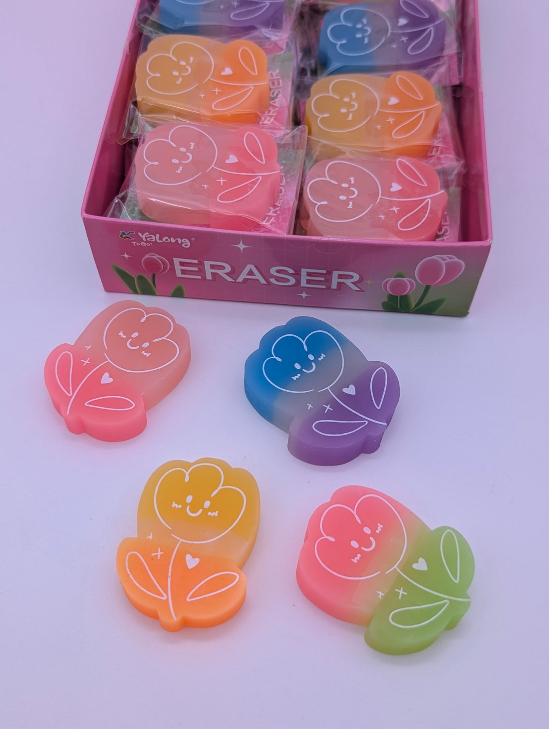YALONG FANCY FLOWER SHAPE ERASER