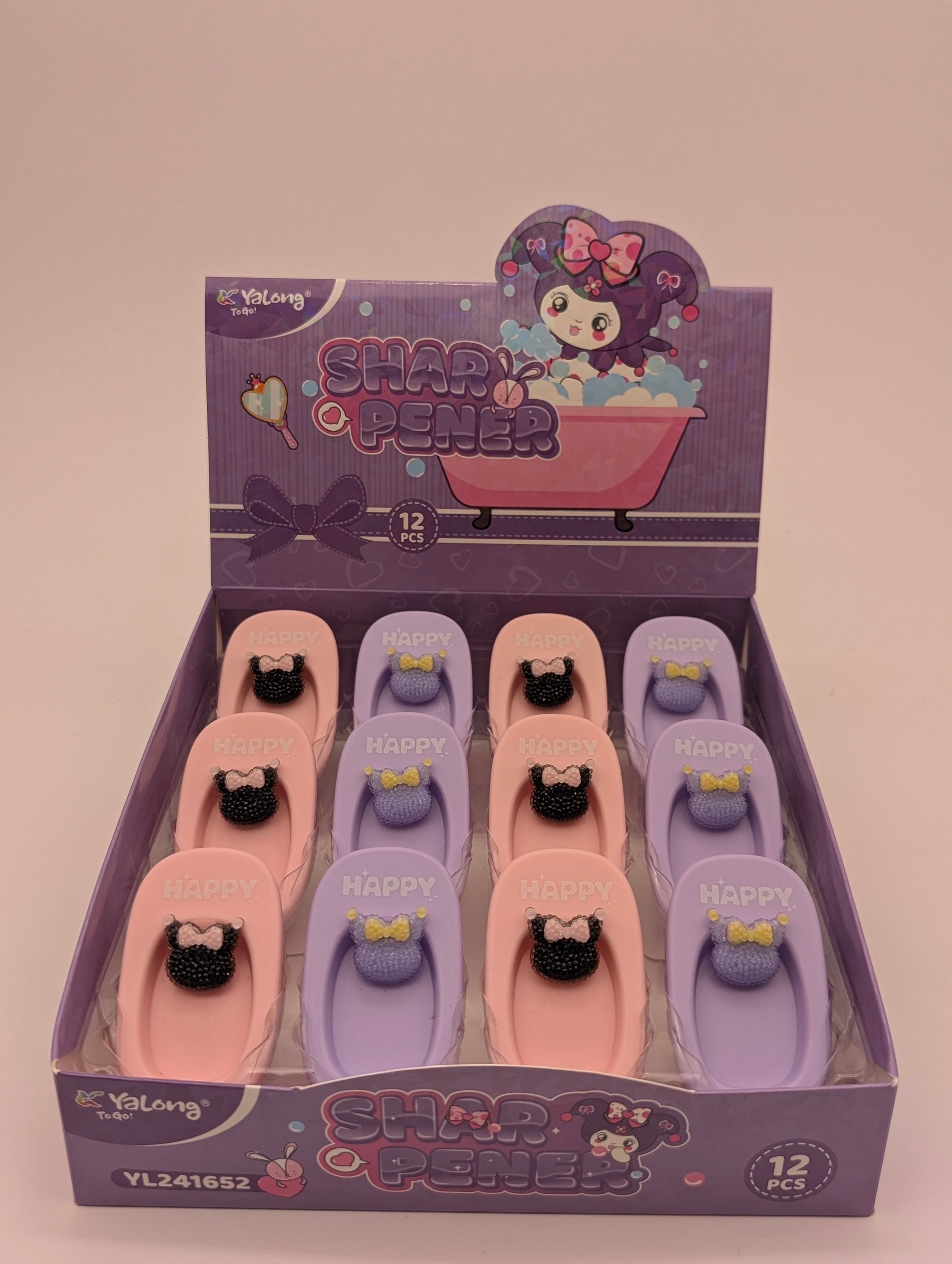 YALONG BATH TAB KUROMI CHARACTER SHARPENER