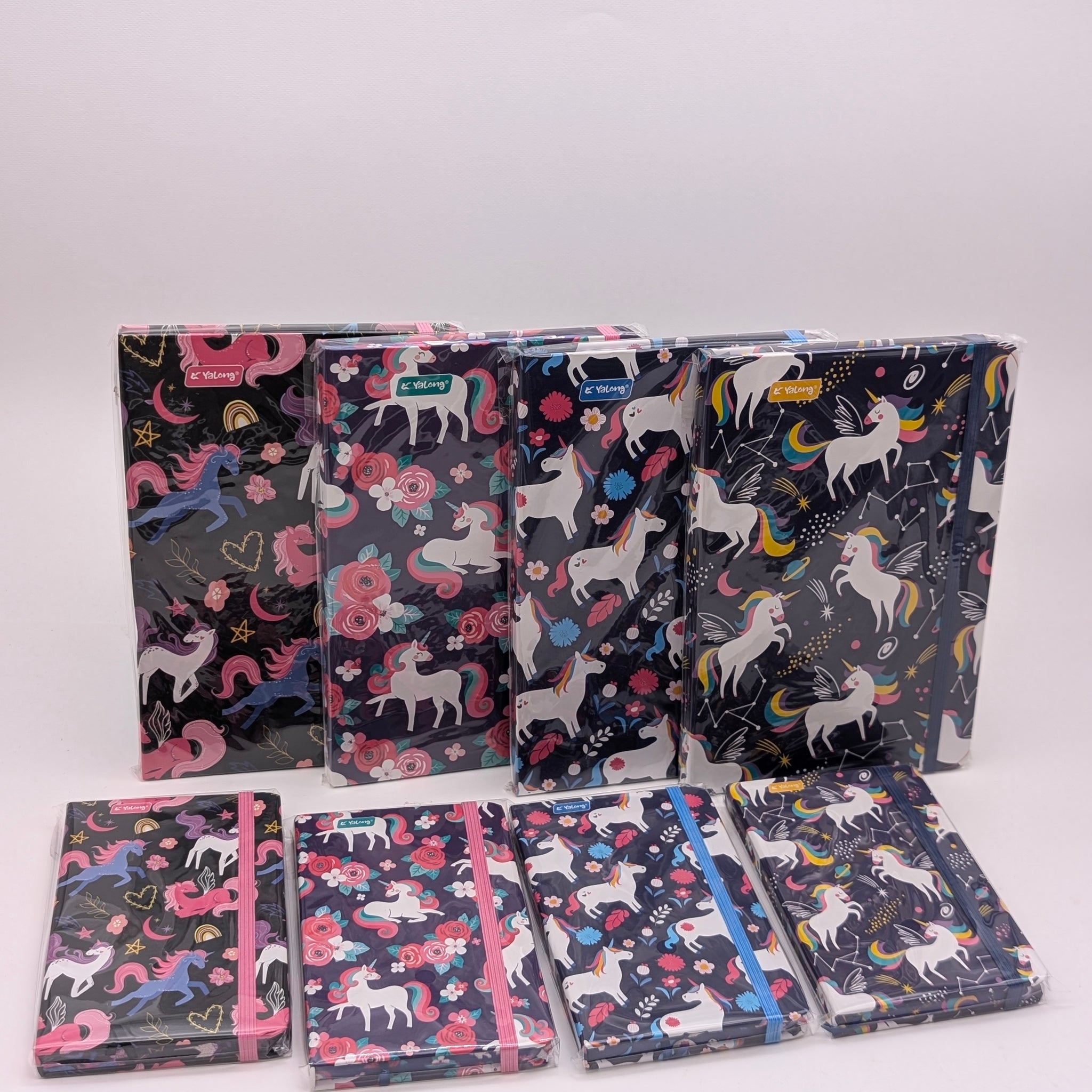 MAGICAL UNICORN DIARY DESIGN WITH ELASTIC BAND 🦄