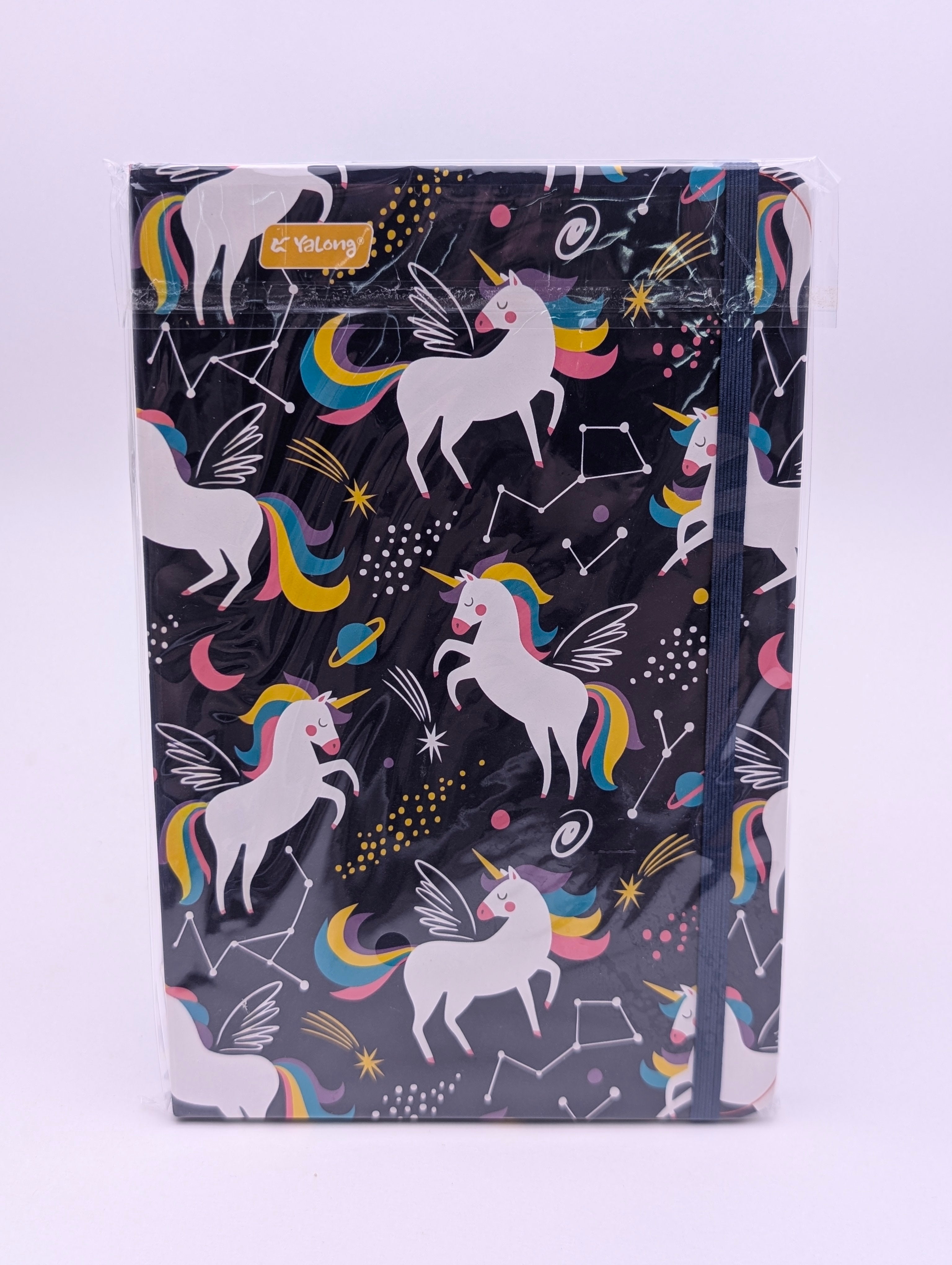 MAGICAL UNICORN DIARY DESIGN WITH ELASTIC BAND 🦄