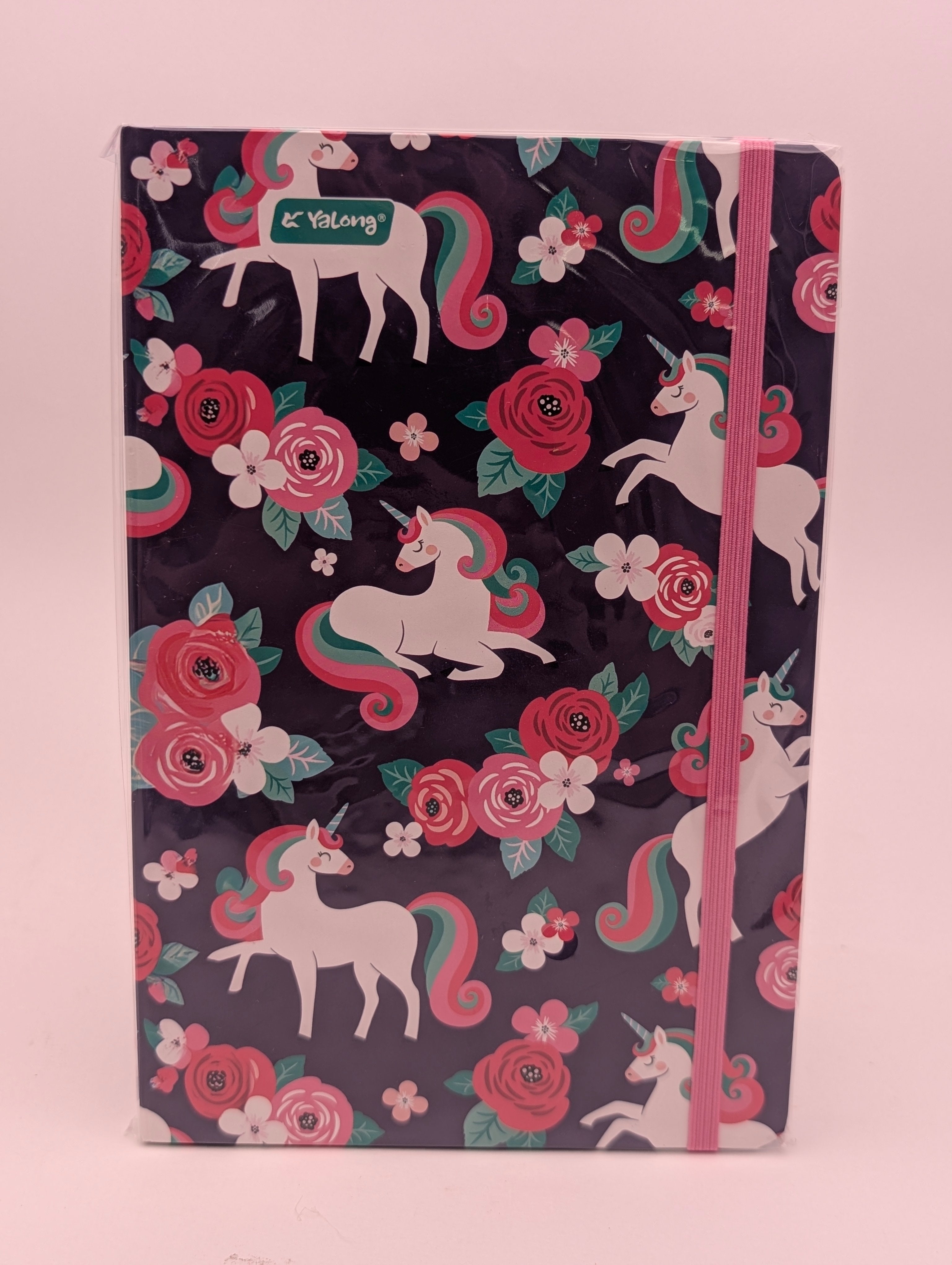 MAGICAL UNICORN DIARY DESIGN WITH ELASTIC BAND 🦄
