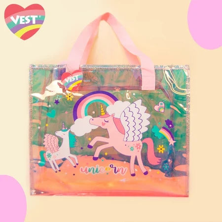 VEST HOLOGRAPHIC DECORATED CHILDREN'S TOTE BAGS