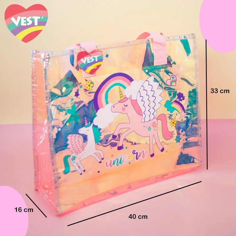 VEST HOLOGRAPHIC DECORATED CHILDREN'S TOTE BAGS